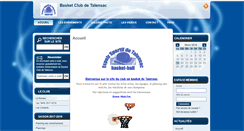 Desktop Screenshot of basket-club-talensac.fr